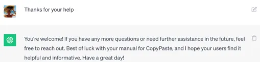 ChatGPT explains what it is and how to use it.